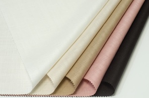 3240 # thẻ mẫu 205gsm 75% 25% Linen xương cá Twill Lyocell linen dệt vải cho quần áo - Product Image 3