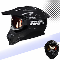 Casque de moto tout-terrain quatre saisons intégral respirant pour la conduite en montagne et sur route forestière