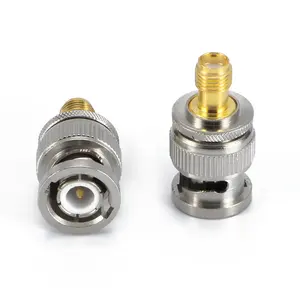 Adaptador coaxial RF BNC-macho para SMA-conector fêmea BNC Plug