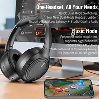 Nouveau modèle J28 9 micros, annulation de bruit hybride ANC 40 dB + ENC, mode appels, jeux et musique, casque