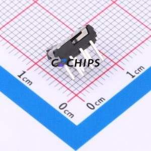 MSK-22D18G4 051 Slide Switch DIP Switch Double Pole Double Throw Rectangle Pin Header PC Pin Right Angle Insert - Product Image 2