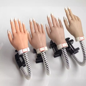 Modelo de Entrenamiento de Manicura Profesional Flexible, Manos Artificiales de Silicona y PVC <span class=keywords><strong>para</strong></span> Práctica de Arte de <span class=keywords><strong>Uñas</strong></span>, Soporte <span class=keywords><strong>para</strong></span> Puntas de <span class=keywords><strong>Uñas</strong></span>, <span class=keywords><strong>Academia</strong></span> de <span class=keywords><strong>Uñas</strong></span> - Product Image 3