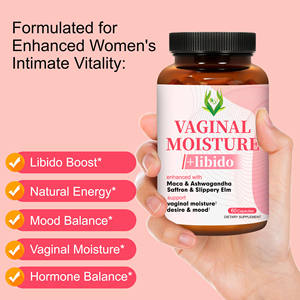 Cápsulas de Suplemento Herbal para Adultos, para la Humedad Vaginal y la Libido, Favorecen el Deseo, el Equilibrio del Estado de Ánimo y Hormonal, con Vinagre de Sidra de Manzana - Product Image 4