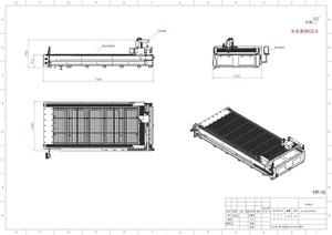 เครื่องตัดไฟเบอร์เลเซอร์ 3015F ขายดี พร้อมระบบระบายความร้อนด้วยน้ำ สภาพใหม่ ลดราคาพิเศษ สำหรับตัดเหล็กคาร์บอน สแตนเลส หนา 20 มม. แบบ Double H - Product Image 3