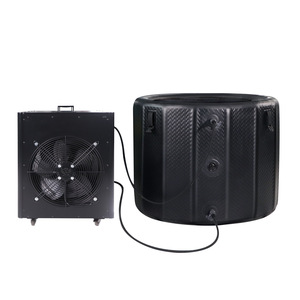 Bañera de Hielo Portátil Redonda de PVC de 60 Galones para Recuperación Deportiva y Terapia, Enfriador para Adultos, 1 Persona - Product Image 1
