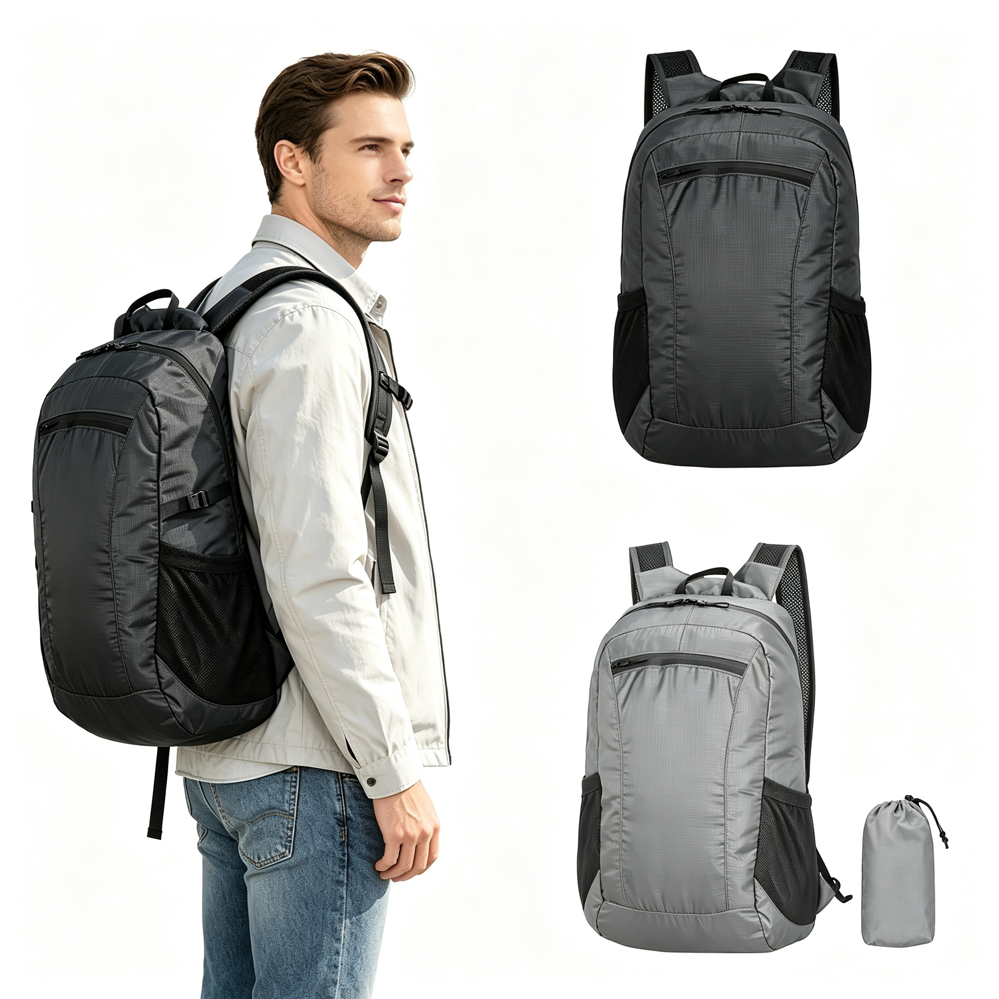 Lightweight Foldable Travel Backpack