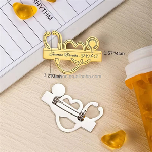 Брошь на лацкан из нержавеющей стали - Product Image 2
