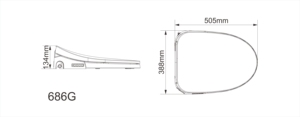 Asiento <span class=keywords><strong>de</strong></span> <span class=keywords><strong>Inodoro</strong></span> Inteligente con Bidé Automático y Calefacción, <span class=keywords><strong>Tapa</strong></span> con Boquilla <span class=keywords><strong>de</strong></span> Autolimpieza, Control Remoto y Botón <span class=keywords><strong>de</strong></span> Acción Rápida - Product Image 6