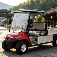Carro Eléctrico A827.H8 con Plataforma de Carga Espaciosa para el Transporte de Vajilla de Comedor Escolar