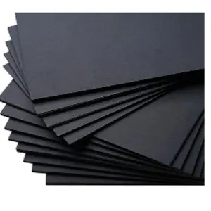 China Factory Made Coated Black Paper Borad 150g Black Cardboard Paper Sheets