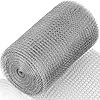 Filet en treillis métallique tricoté en acier inoxydable de 5 po x 32 pi pour filtration gaz-liquide et lutte antiparasitaire (escargots, serpents, rats), soudable