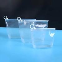 Pochettes scellables en PVC de haute qualité, résistantes à l'humidité, écologiques, avec fermeture à boucle et fermeture éclair, imprimées pour présentation en magasin