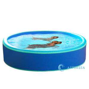 <span class=keywords><strong>Piscine</strong></span> d'eau mobile en tissu à point de chute gonflable au-dessus du sol sans cadre métallique - Product Image 6