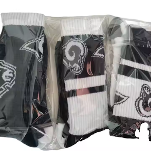 Calcetines de calle antideslizantes de alta elasticidad con estampado de Sifot al por mayor, patrón deportivo antideslizante de goma personalizado de punto de otoño, Color personalizado - Product Image 3