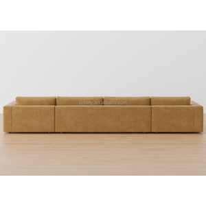FERLY 2024 nuevos muebles de sala de estar conjunto de sofá sala de estar sofá Seccional de cuero genuino - Product Image 3
