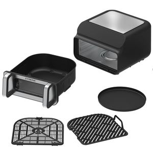 Freidora de Aire Digital sin Aceite de Gran Capacidad 10L 2024, Horno Freidora con Ventana, Microondas para Pizza, Freidora de Aire de Doble Cesta, Gran Capacidad 2024 - Product Image 3