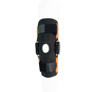 오픈 탑 TPR 슬리브 세 개의 구멍 힌지 무릎 보호대 통증 완화 관절염 스포츠 남녀 공용 조절 가능 통기성 네오프렌 - Product Image 3