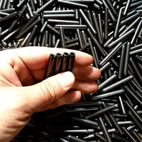 Goupille à ressort enroulée en acier inoxydable DIN7343 ISO8750 GB879.4 SUS304, fabrication en usine, robuste, noire, en acier 65Mn, goupilles élastiques laminées