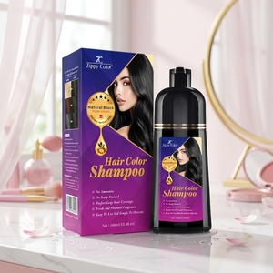ZippyColor OEM Shampoo Colorante Naturale alle Erbe Senza <span class=keywords><strong>Ammoniaca</strong></span> per Coprire Capelli Grigi e Bianchi 400ml - Product Image 1