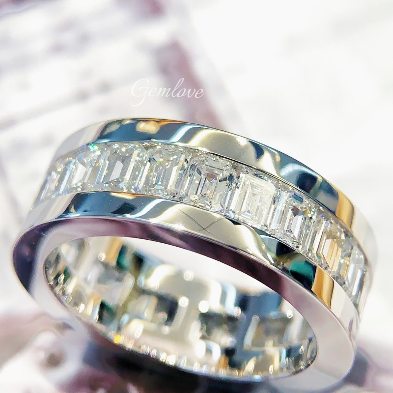 mens white gold ring