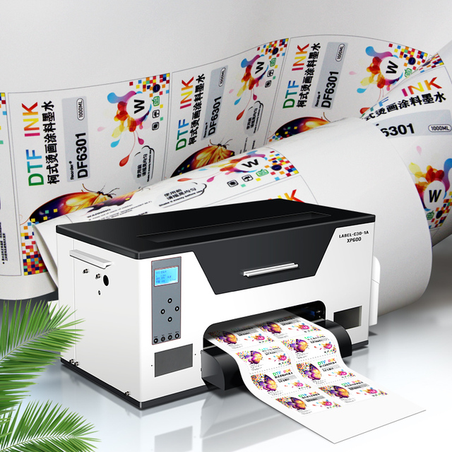 Hot Sale Roll to Roll Label Printer Digital Label Printer Wholesale Desktop Office Printer for Color Label Printing