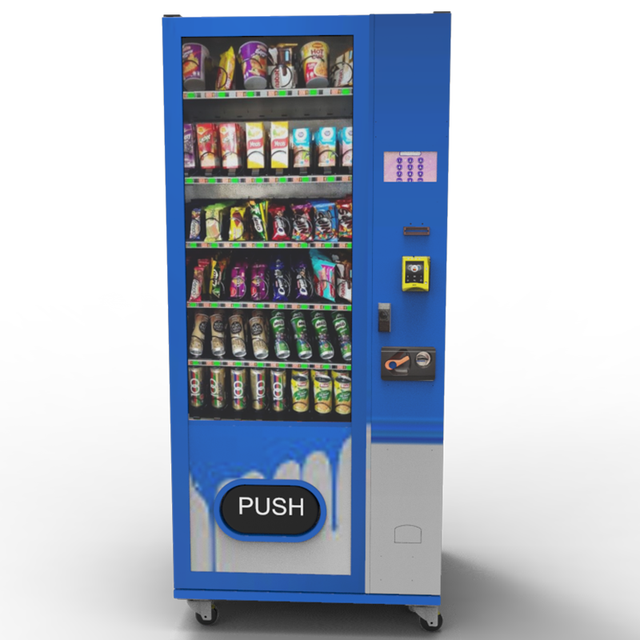 Advanced Cooling Smart Fridge Refrigerated Vending Machine SDK Touchscreen Multiple Payment Options for Beverage Food Dispensing