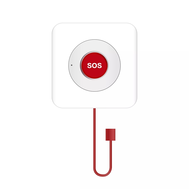 White Elder Smart Alarm SOS Emergency Call System Panic Button 433 Mhz CE FCC Rohs Security Warning Control ABS FUJ Certified