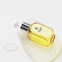 Único cuadrado 30ml 50ml blanco negro rectángulo PETG plástico loción suero cuentagotas botella para líquido