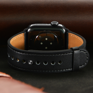 Eraysun純正シュランチストラップ用アップルウォッチバンド49mm 44mm 40mm Luxury I <span class=keywords><strong>Watch</strong></span> Ultra 6 7 8 9 10メンズ腕時計レザーバンド - Product Image 4