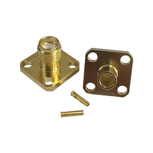 Conector Coaxial SMA-KFB3 en Oferta, Conector Hembra SMA de Latón Chapado en Oro para Cable RG402 - Product Image 4