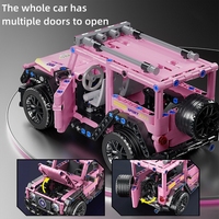 Bloques de Construcción de Vehículos Todoterreno BLOCK MOC, Material ABS, Escala 1:18, Juguete Educativo, 486 Piezas, para Niños de 6 Años en Adelante