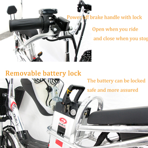 DSY Princess <span class=keywords><strong>Ylan</strong></span> Vélo électrique en aluminium à frein à disque à une roue de 18 pouces Batterie au lithium 48V 15Ah Cyclomoteur Vélo électrique - Product Image 3