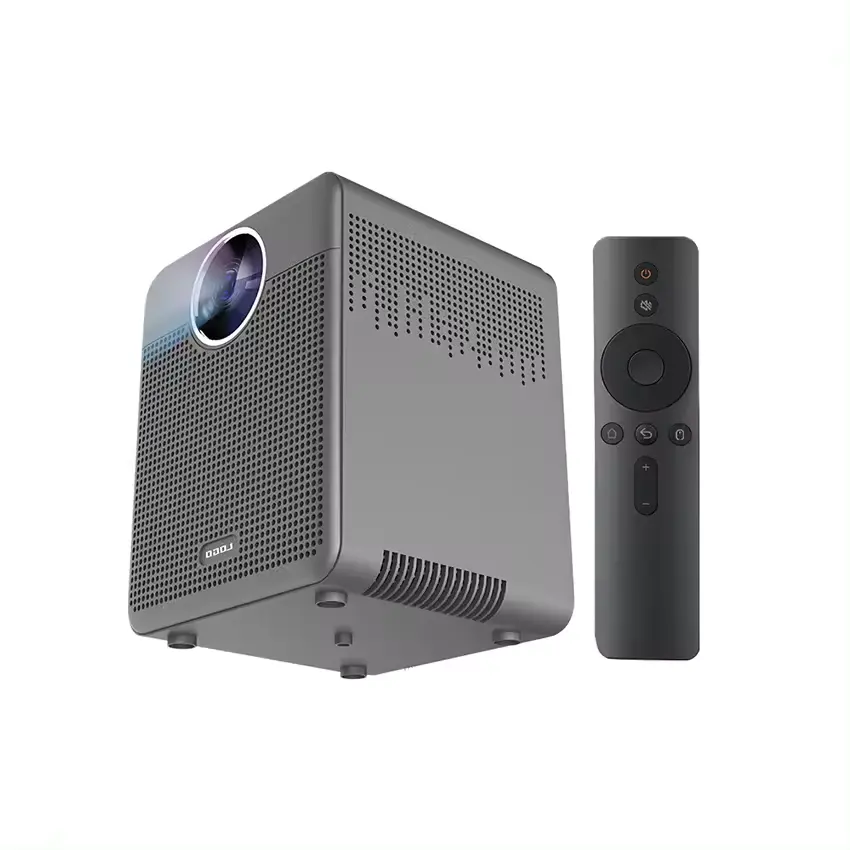 2024 Newest T03 1080P DLP Smart Mobile Android Projector 3D 4K Mini LED Wifi Projector Mirror Business Light Speaker Focus