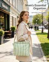Organisateur universel suspendu pour poussette, sac de rangement portable pour couches de bébé, sac fourre-tout pour maman, fabriqué en usine BSCI