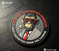 Badge décoratif 3D en relief à sequins, patch en caoutchouc PVC personnalisé pour patch de moral tactique avec Velcro pour équipement streetwear – Vente en gros