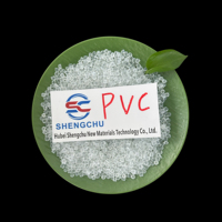 Granulés de PVC vierge écologiques Résine de chlorure de polyvinyle Composé de matière plastique brute Granulés