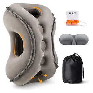 <span class=keywords><strong>Almohada</strong></span> de Viaje Personalizada con Logotipo, Accesorios de Viaje Portátiles para Avión, <span class=keywords><strong>Almohada</strong></span> <span class=keywords><strong>Inflable</strong></span> para el Cuello para Dormir, Descansar y Siesta - Product Image 1