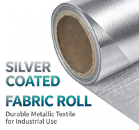 Revêtement de protection contre la rayonnement thermique en tissu de fibre de verre et feuille d'aluminium, résistant aux hautes températures, écologique, pour la construction