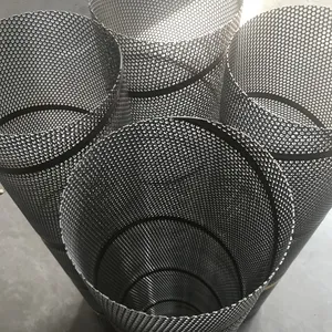 professional stainless steel cylinder wire mesh filter/wedge wire filter drum/wire wrapped drum screen for Gravel