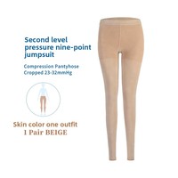 Chaussettes de compression 20-30 mmHg pour hommes et femmes, hauteur genou, soutien gradué, nylon et élasthanne, pour la circulation, usage quotidien