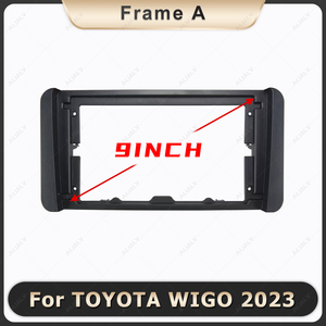 Aijia 2din Head Unit Kit telaio auto 9 pollici per FAW <span class=keywords><strong>TOYOTA</strong></span> WIGO AGYA(GR) 2023 Android Car Audio Radio Stereo cornice Fascia - Product Image 4