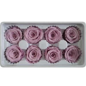 Flor que nunca se desvanece rosa roja eterna 4-5 cm cabeza de rosa en caja - Product Image 3