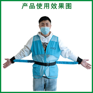 Cinturón de Estiramiento de Brazos Yuqilin, Azul, Elástico, Cómodo, para Ejercicios de Manos, Bandas de Resistencia - Product Image 3