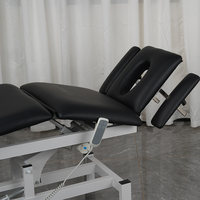 Table de massage électrique à 3 sections, table d'examen, lit de physiothérapie, table d'ostéopathie, table de chiropratique
