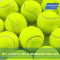 Balle de tennis en caoutchouc authentique d'usine, modèle 641, pour débutants, entraînement professionnel, compétition amateur, durable, haute élasticité