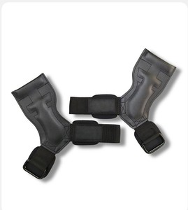 Non Slip Fitness Lifting Straps Men's Wrist Wraps Palm Protection Gloves for Weightlifting Pull Ups <b>Dumbbell</b> Workouts - Product Image 3