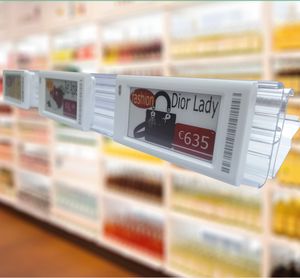 Etiqueta de Precio Digital con Pantalla de Tinta Electrónica de 2.13 Pulgadas, Sistema de Visualización de Precios Digital Inteligente con Luz LED, Etiqueta Electrónica para Estantes - Product Image 1