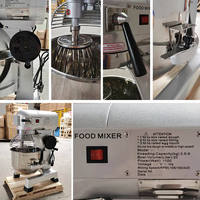 Mixer Makanan Komersial Astar 20L, Pengaduk Adonan Tugas Berat, Blender Adonan Kue, Mangkuk Stainless Steel, Peralatan Bakery