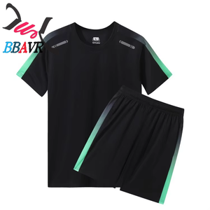 เสื้อยืดแขนสั้นผ้าไอซ์ซิลค์ระบายอากาศดี รับผลิตตามสั่งขายส่ง สำหรับวิ่ง ปักลายฤดูร้อน ฟุตบอล กิจกรรมยามว่าง และฟิตเนส - Product Image 4