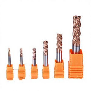 HRC55 Carbide <strong>End</strong> <strong>Mill</strong> 1-20mm 4 Flute Flat <strong>End</strong> <strong>Mill</strong> AlTiN Coated CNC Milling Cutter for Steel Stainless Steel - Product Image 1